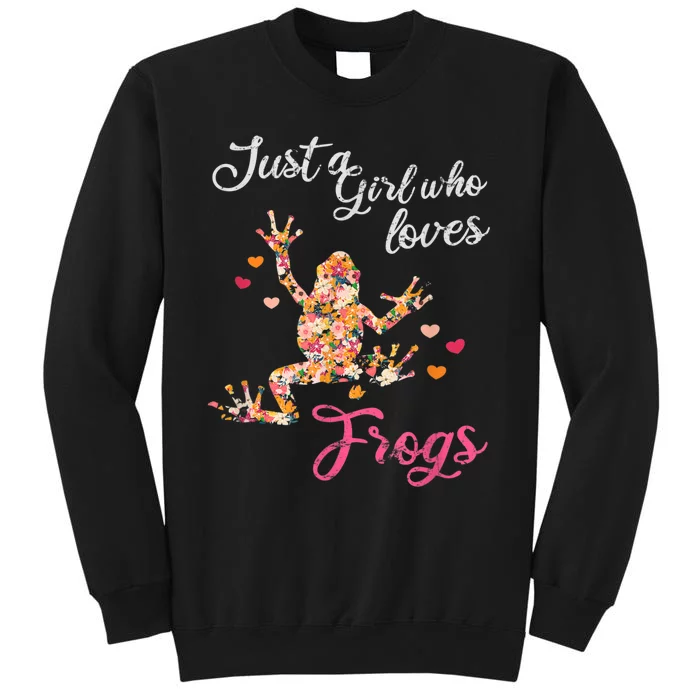 Just A Girl Who Loves Frogs Sweatshirt