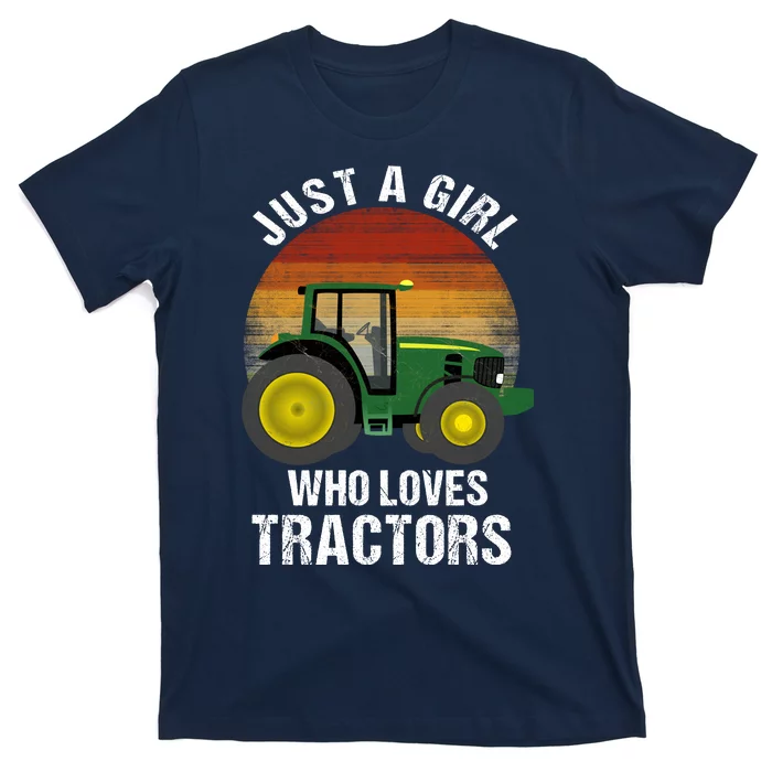 Just A Girl Who Loves Tractors T-Shirt