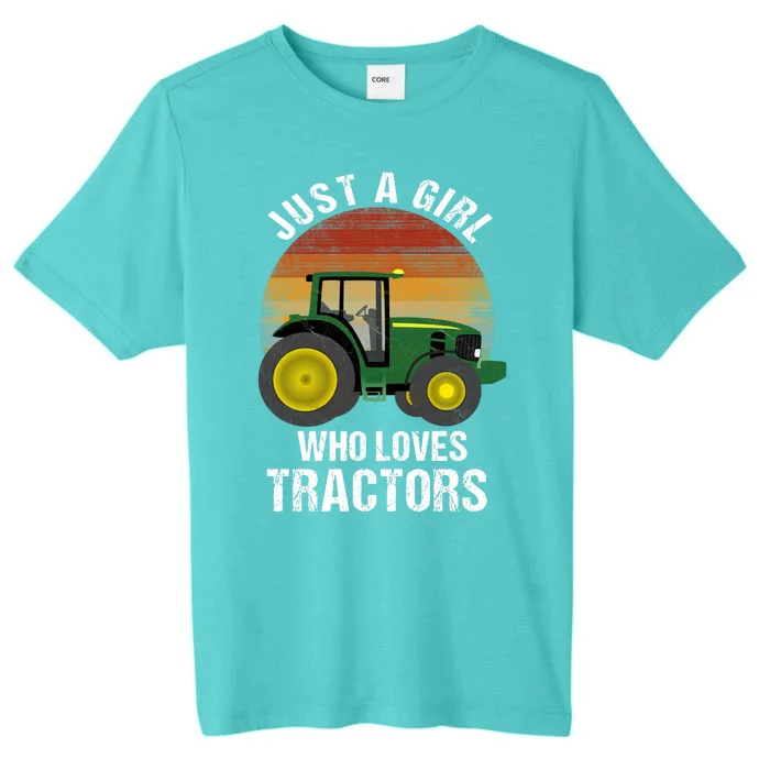 Just A Girl Who Loves Tractors ChromaSoft Performance T-Shirt