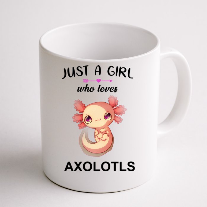 Just A Girl Who Loves Axolotls Front & Back Coffee Mug