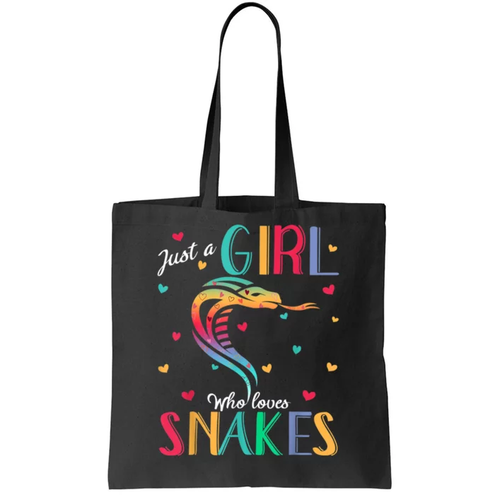 Just A Girl Who Loves Snakes Snake Gift Tote Bag