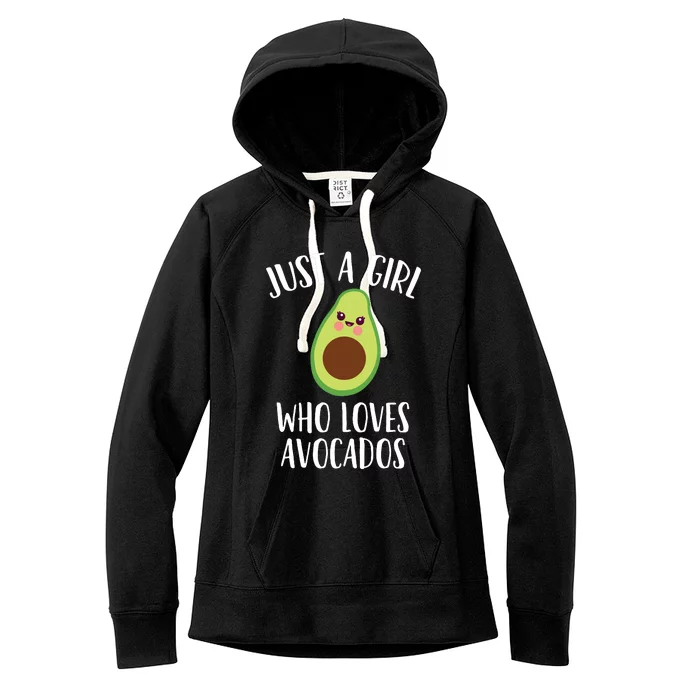 Just A Girl Who Loves Avocados Women's Fleece Hoodie