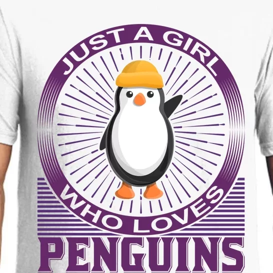 Just A Girl Who Loves Penguins Pajama Set