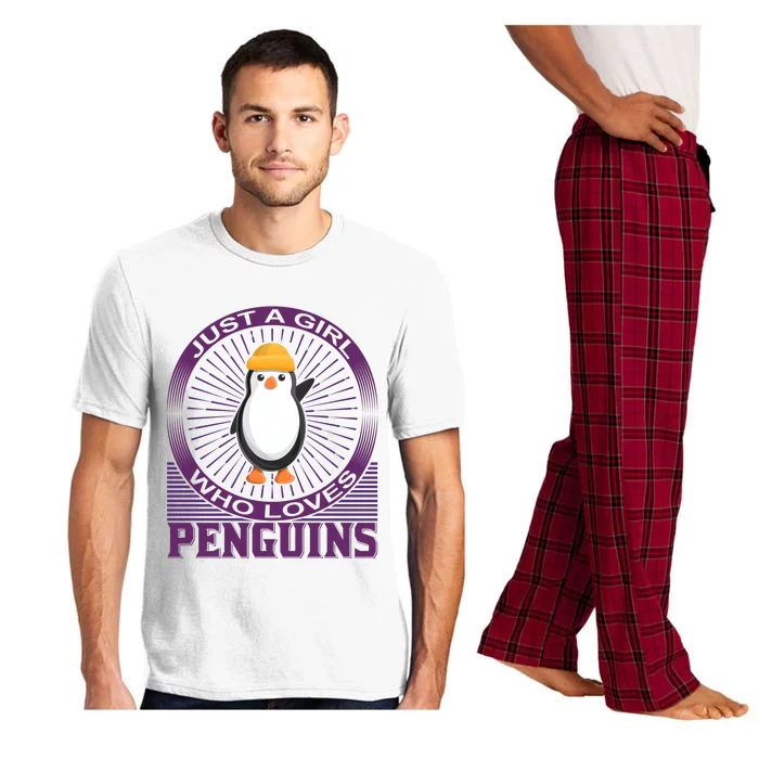 Just A Girl Who Loves Penguins Pajama Set