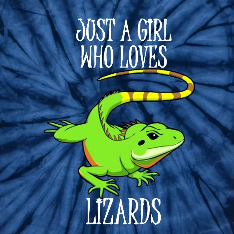 Just A Girl Who Loves Lizard Tie-Dye T-Shirt