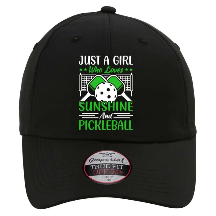 Just A Girl Who Loves Sunshine And Pickleball The Original Performance Cap