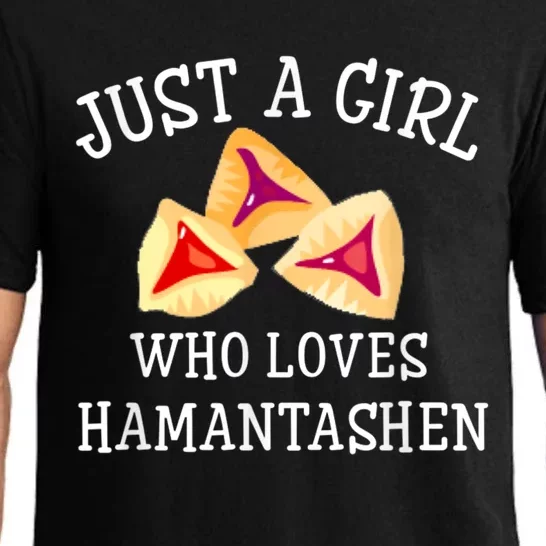 Just A Girl Who Loves Hamantashen Happy Purim Costume Party Pajama Set