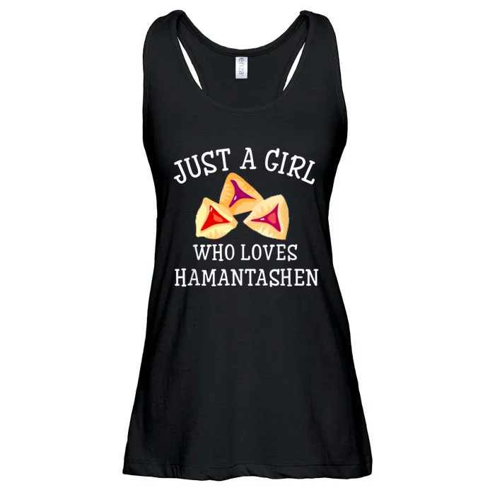 Just A Girl Who Loves Hamantashen Happy Purim Costume Party Ladies Essential Flowy Tank