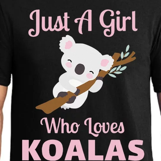 Just A Girl Who Loves Koalas Pajama Set