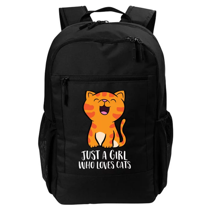 Just A Girl Who Loves Cats Daily Commute Backpack