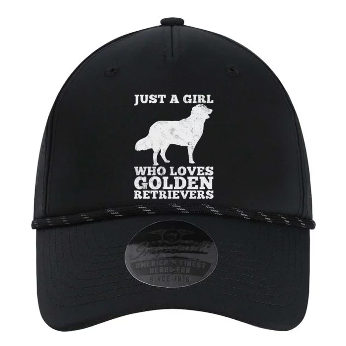 Just A Girl Who Loves Golden Retriever Performance The Dyno Cap