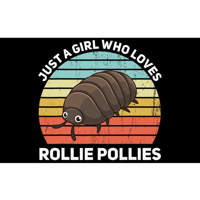 Just A Girl Who Loves Rollie Pollies Isopod Entomologist Bumper Sticker