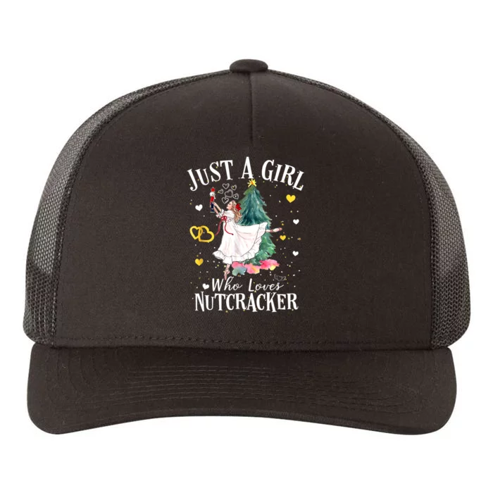 Just A Girl Who Loves Nutcrackers Christmas Ballet Yupoong Adult 5-Panel Trucker Hat