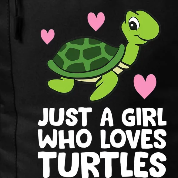 Just A Girl Who Loves Turtles Daily Commute Backpack