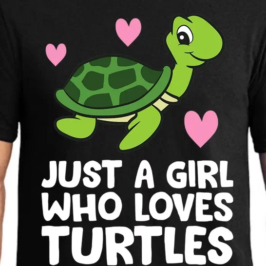 Just A Girl Who Loves Turtles Pajama Set