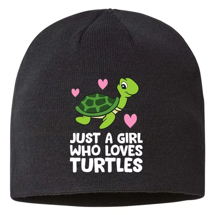 Just A Girl Who Loves Turtles 8 1/2in Sustainable Knit Beanie