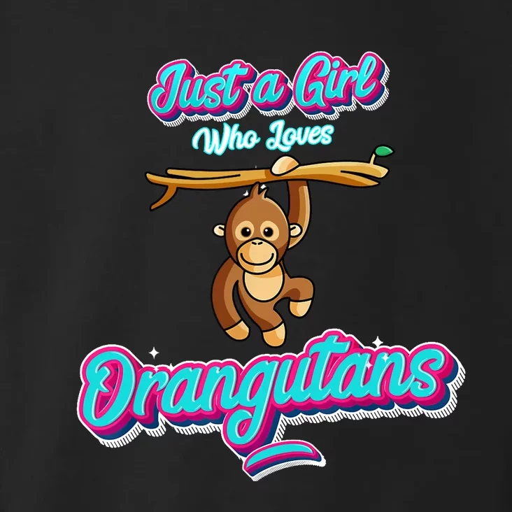 Just a Girl Who Loves Orangutans Toddler Hoodie