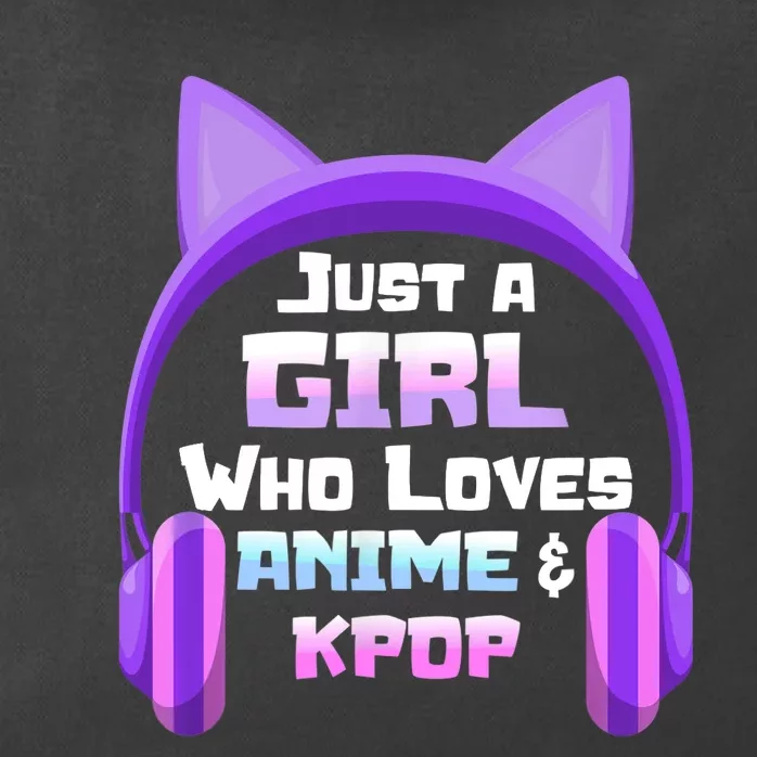 Just A Girl Anime KPop Music Fan Teen Girls Japan Animation Zip Tote Bag