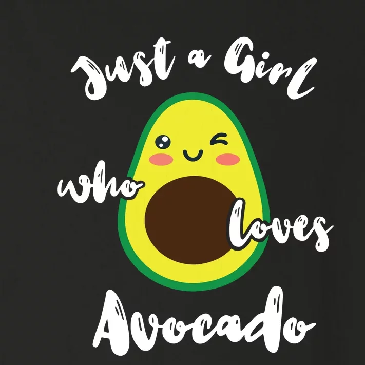 Just A Girl Who Loves Avocado Fruit Lover Guacamole Food Toddler Long Sleeve Shirt