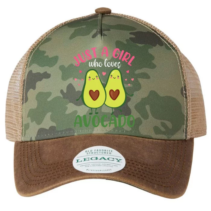 Just A Girl Who Loves Avocado Gift Idea For Women G Legacy Tie Dye Trucker Hat