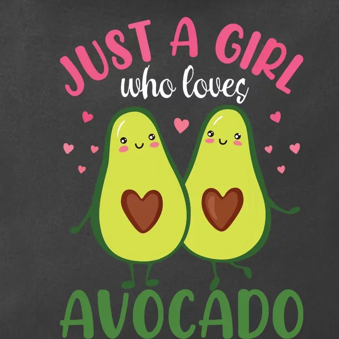 Just A Girl Who Loves Avocado Gift Idea For Women G Zip Tote Bag