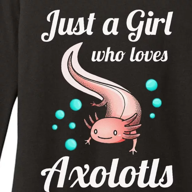 Just A Girl Who Loves Axolotls Axolotl Lovers Gift Womens CVC Long Sleeve Shirt