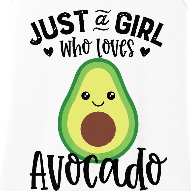 Just A Girl Who Loves Avocado Women Girl Ladies Essential Tank