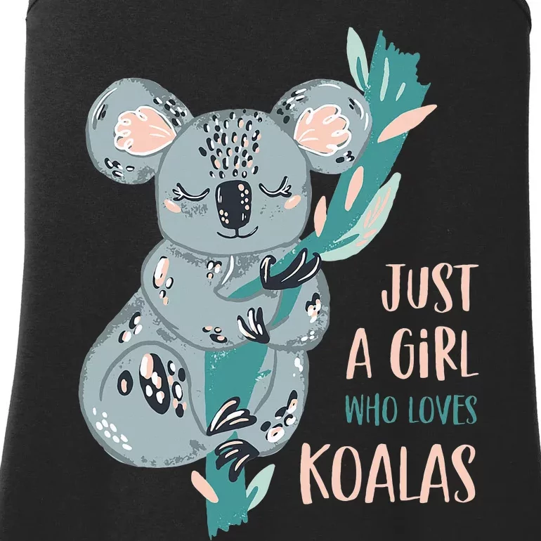 Just A Girl Who Loves Koala Bear Cute Gift Ladies Essential Tank