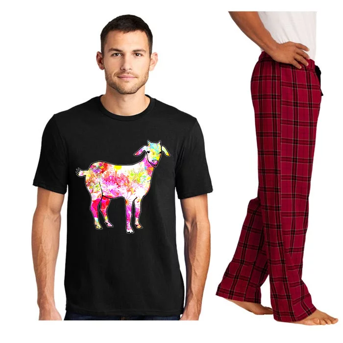 Just A Girl Who Loves Goats Wo Farmer Cute Goat Pajama Set