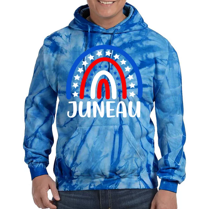 Juneau Alaska Gift I Love Juneau Alaska Usa Gift Tie Dye Hoodie