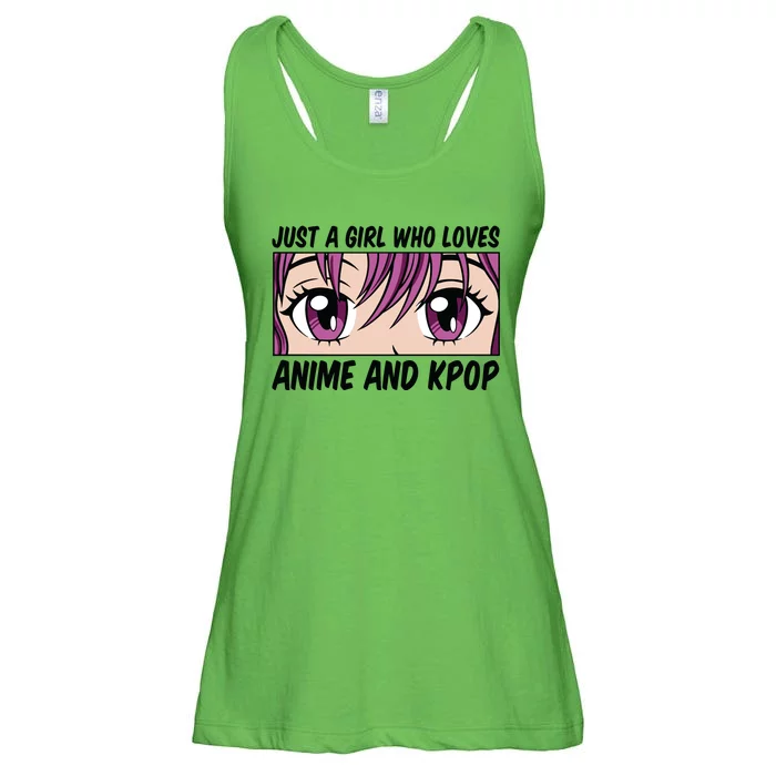 Just A Girl Who Loves Anime And Kpop Ladies Essential Flowy Tank