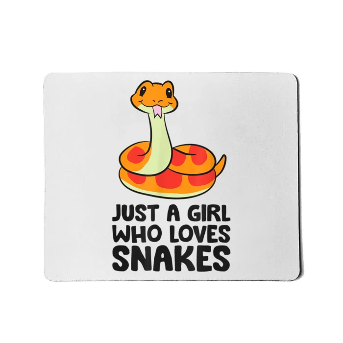 Just A Girl Who Loves Snakes Mousepad