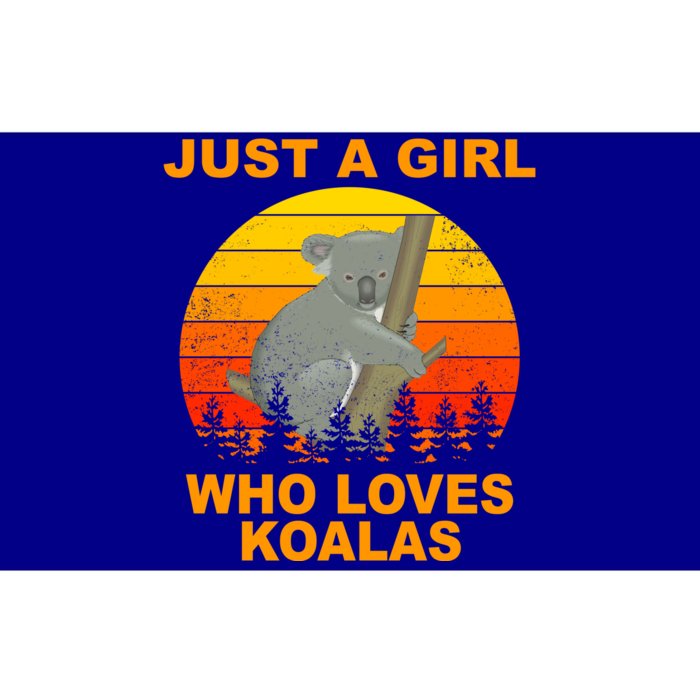 Just A Girl Who Loves Koalas Bumper Sticker