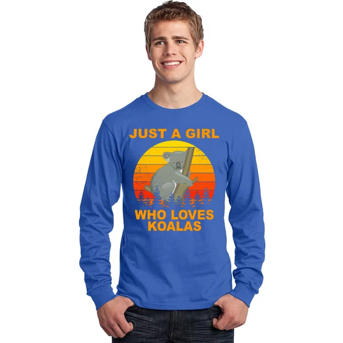 Just A Girl Who Loves Koalas Tall Long Sleeve T-Shirt