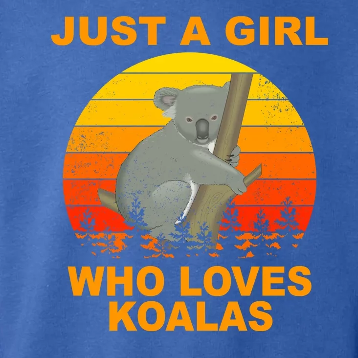 Just A Girl Who Loves Koalas Toddler Hoodie