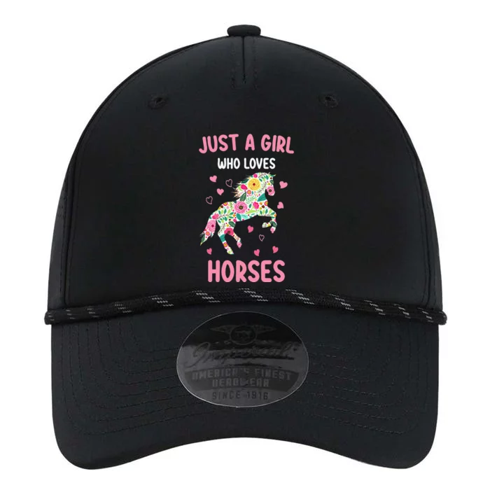 Just A Girl Who Loves Horses Equestrian Performance The Dyno Cap