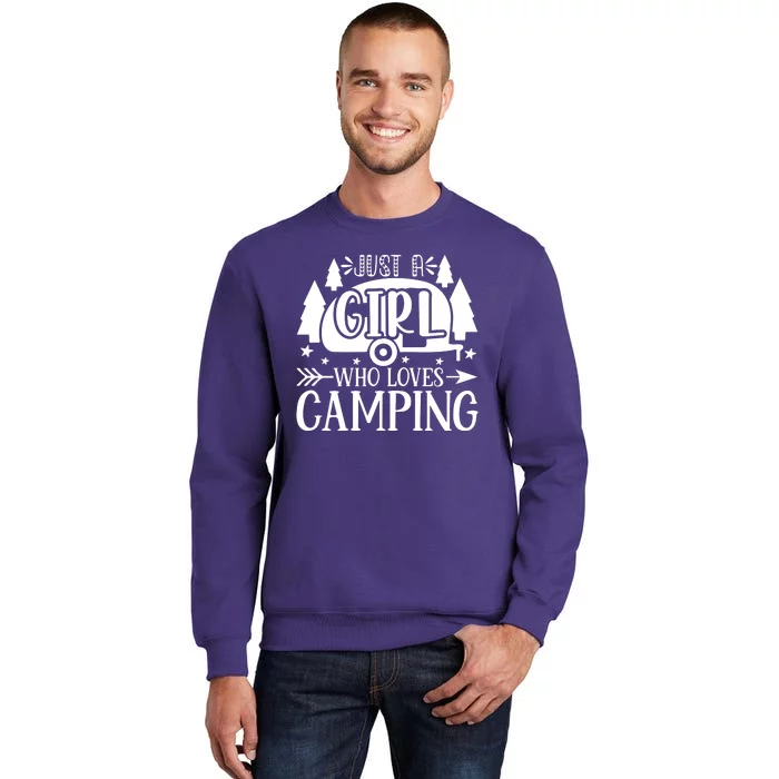 Just A Girl Who Loves Camping Sweatshirt