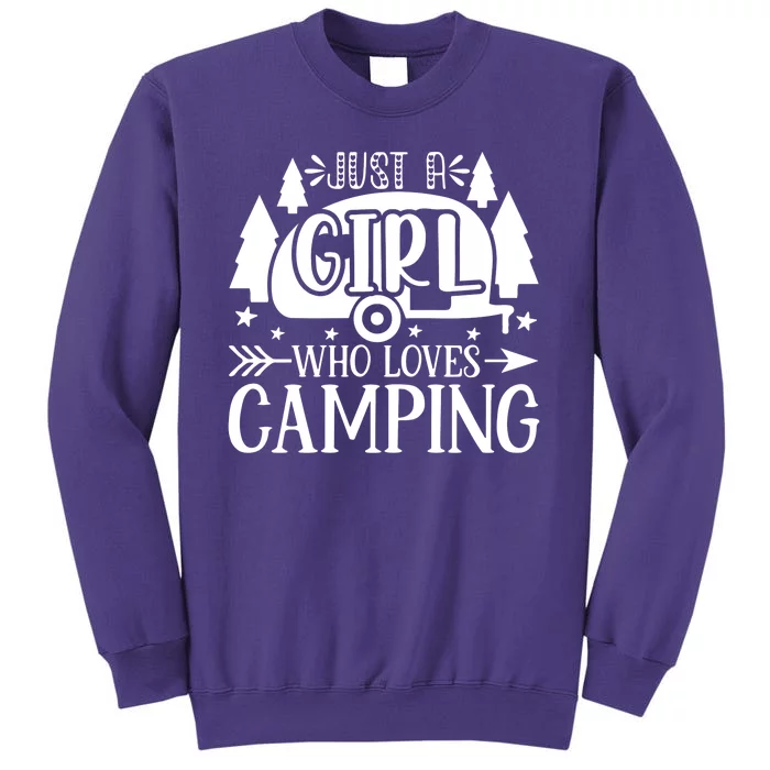 Just A Girl Who Loves Camping Sweatshirt