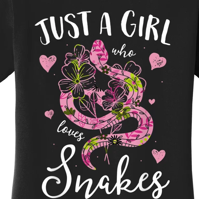 Just A Girl Who Loves Snakes Women Snake Lover Women's T-Shirt