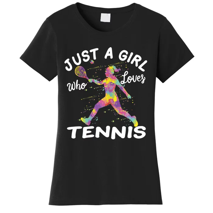 Just A Girl Who Loves Tennis Women's T-Shirt