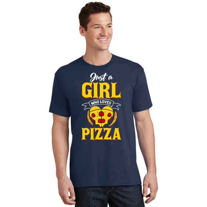 Just A Girl Who Loves Pizza Cute Pizza Lover Girls Wo T-Shirt