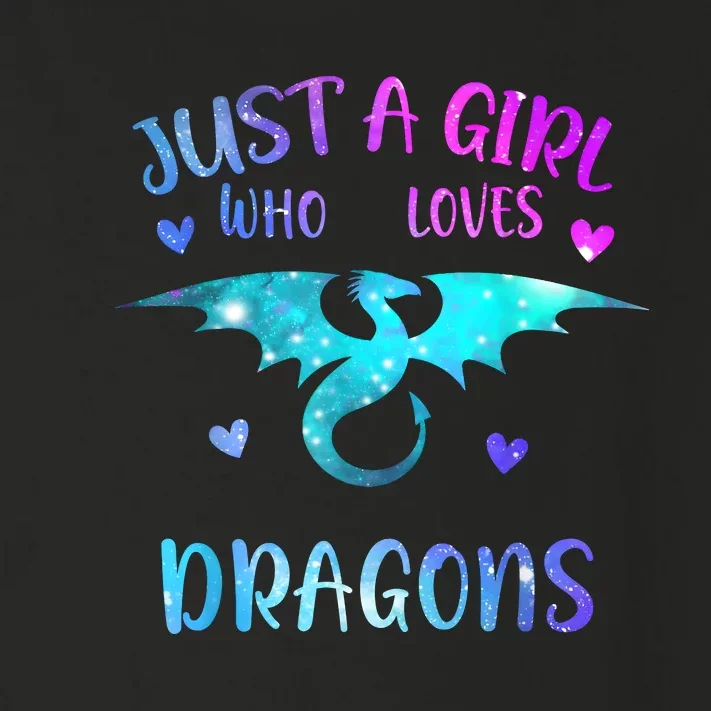 Just A Girl Who Loves Dragons Toddler Long Sleeve Shirt