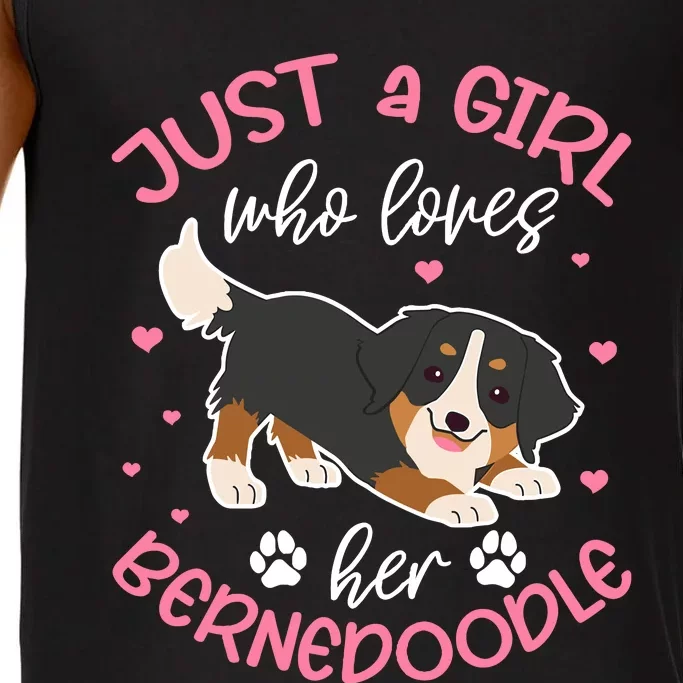 Just A Girl Who Loves Her Bernedoodle Dog Lover Kawaii Comfort Colors® Tank Top