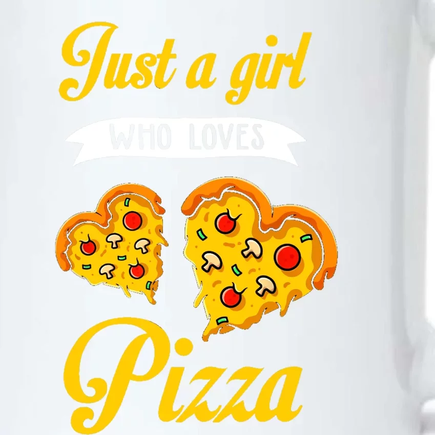 Just A Girl Who Loves Pizza Funny Pizza Lover Girls Wo Black Color Changing Mug