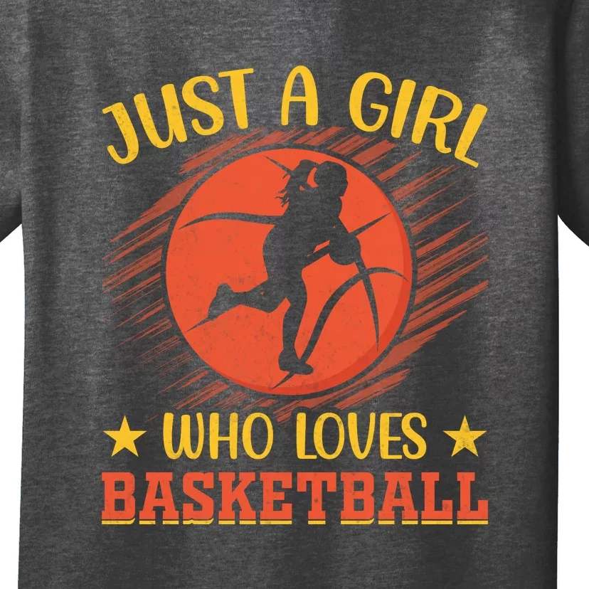 Just A Girl Who Loves Basketball Gift T-Shirt