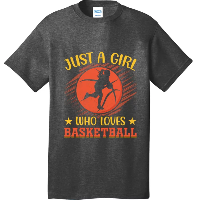 Just A Girl Who Loves Basketball Gift T-Shirt