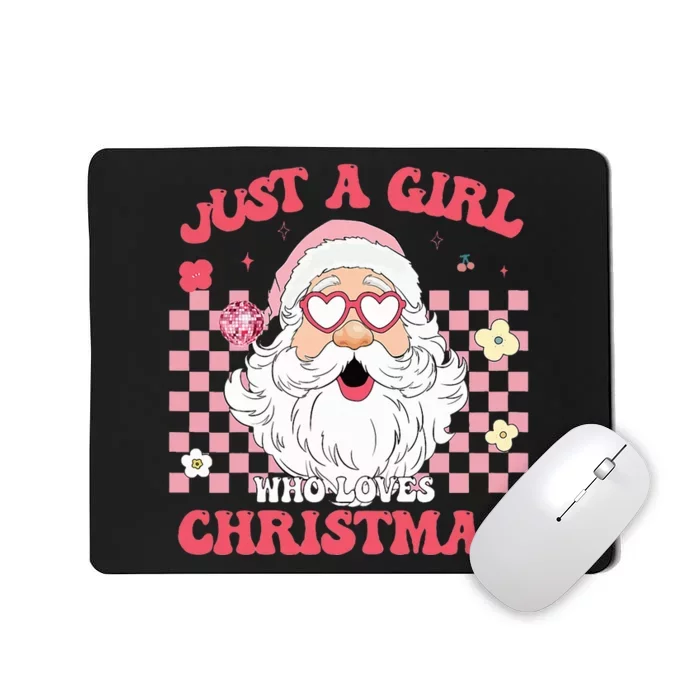 Just A Girl Who Loves Christmas Xmas Creative Mousepad