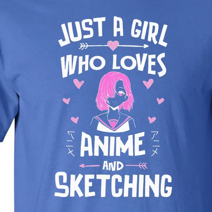 Just A Girl Who Loves Anime Tall T-Shirt