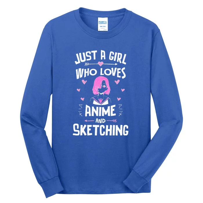 Just A Girl Who Loves Anime Tall Long Sleeve T-Shirt