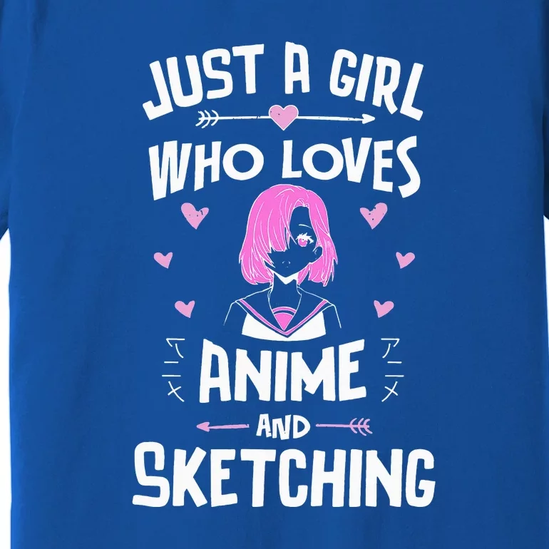 Just A Girl Who Loves Anime Premium T-Shirt